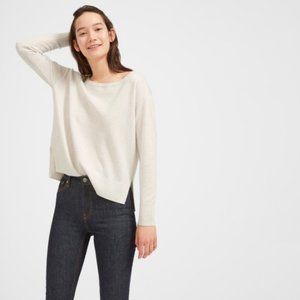 Everlane slouchy cashmere boatneck